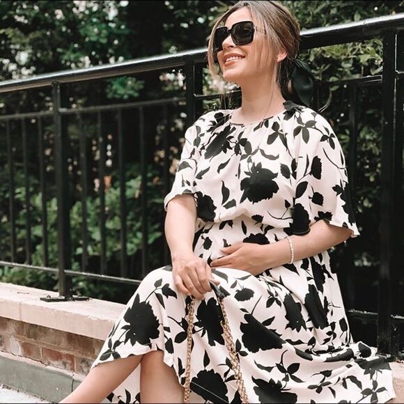 Viscose calf length dress by H&M - Picture 6 of 10